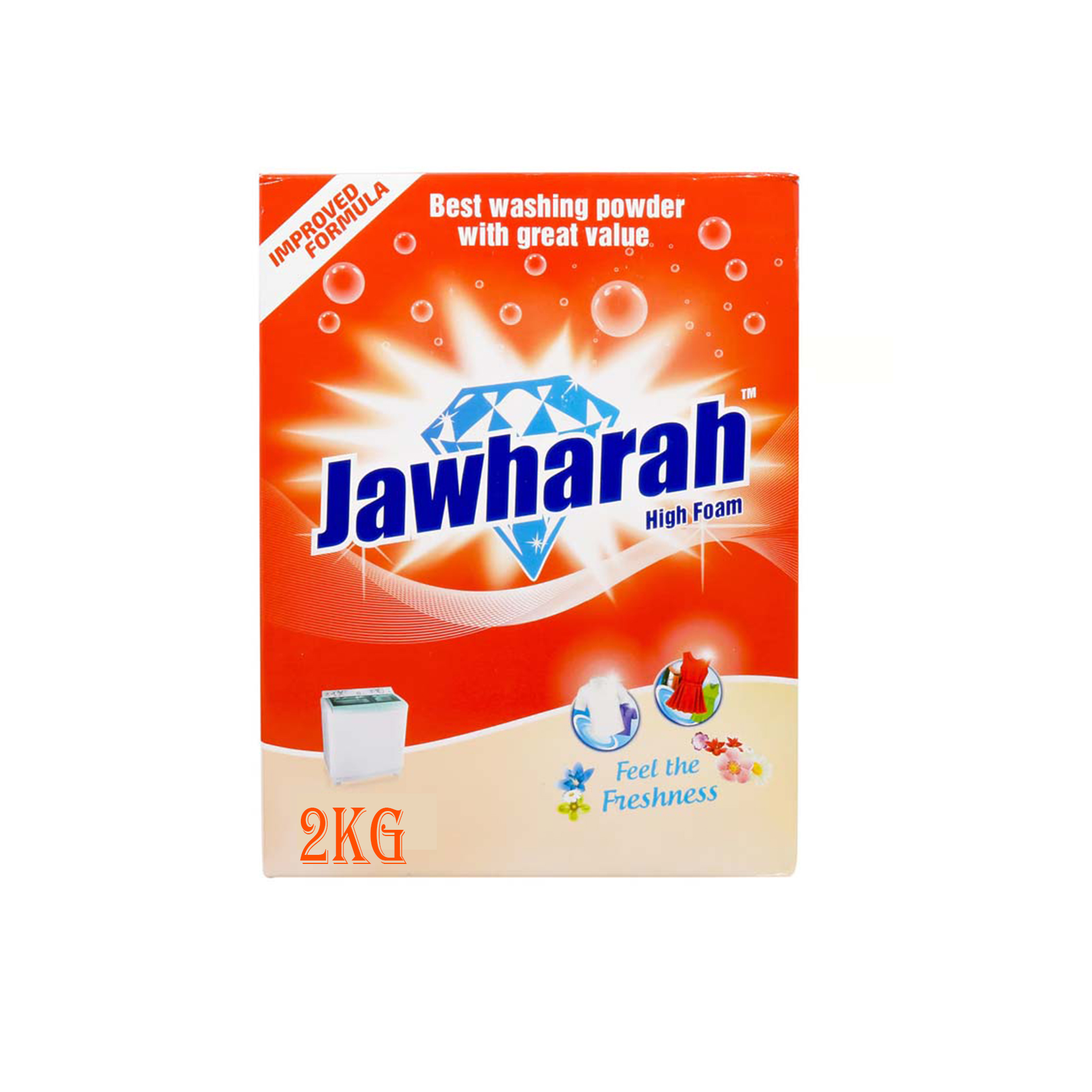 مسحوق غسيل جوهرة رغوة عالية – 2 كجم